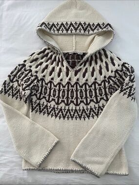 Vintage Polo Jeans Co Nordic Hooded Sweater